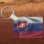 Porte-clés Porte - clé du drapeau slovaque (Verso)