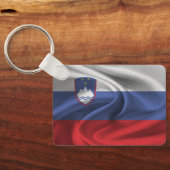 Porte-clés Porte - clé du drapeau slovène (Verso)