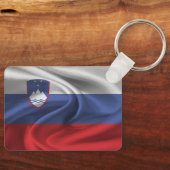 Porte-clés Porte - clé du drapeau slovène (Recto)