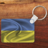 Porte-clés Porte - clé du drapeau ukrainien (Recto)
