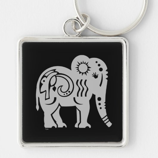 Porte-clés Porte - clé du géant sacré (gris) (Devant)