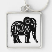 Porte-clés Porte - clé du géant sacré (noir) (Devant)