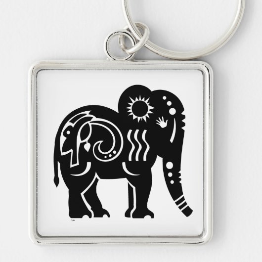 Porte-clés Porte - clé du géant sacré (noir) (Devant)