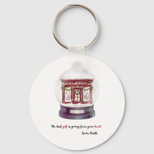 Porte-clés Porte - clé du Globe des neiges (Recto)