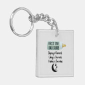 Porte-clés Porte - clé du guide papa première fois (Devant gauche)