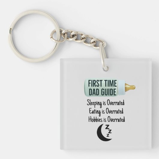 Porte-clés Porte - clé du guide papa première fois (Devant)