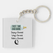 Porte-clés Porte - clé du guide papa première fois (Dos)