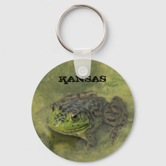 Porte-clés Porte - clé du Kansas Green Bull Frog (Recto)