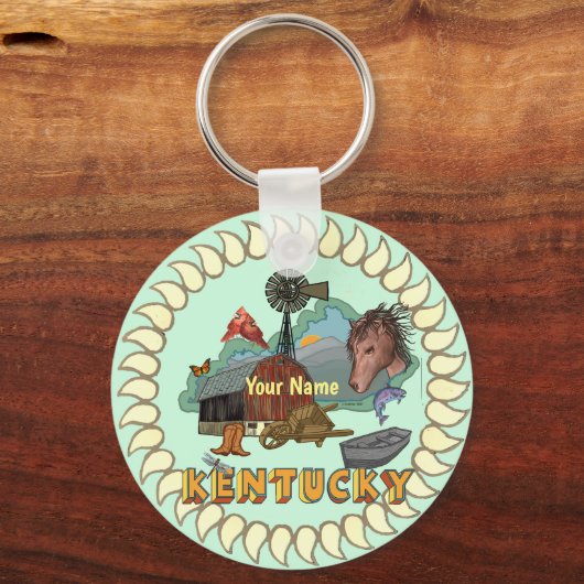 Porte-clés Porte - clé du Kentucky (Recto)
