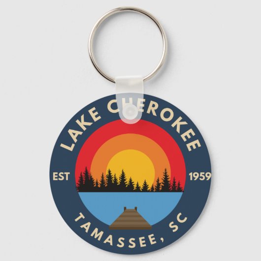 Porte-clés Porte - clé du lac Cherokee (Verso)