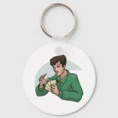 Porte-clés Porte - clé du lecteur de carte (Verso)