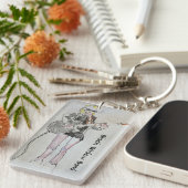 Porte-clés Porte - clé du lecteur guitare (Devant droit)