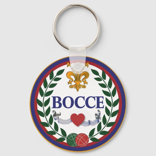 Porte-clés porte - clé du logo budget bocce (Recto)