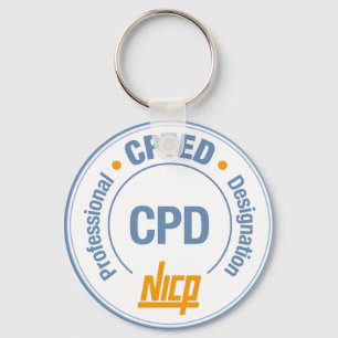 Porte-clés Porte - clé du logo CPD