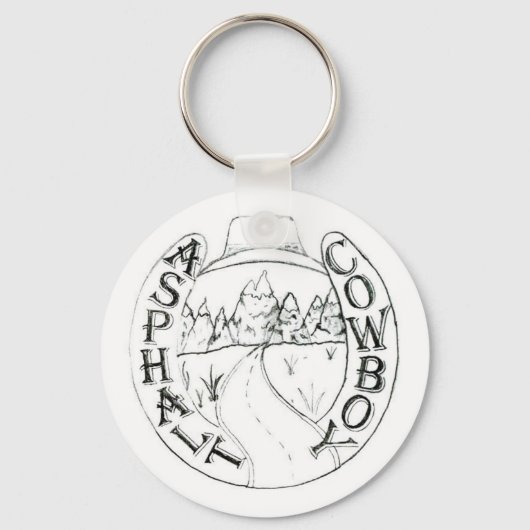 Porte-clés Porte - clé du logo d'Asphalt Cowboy (Recto)