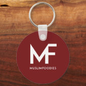 Porte-clés Porte - clé du logo de MuslimFoodies (Recto)