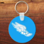 Porte-clés Porte - clé du logo de piste bleu (Recto)