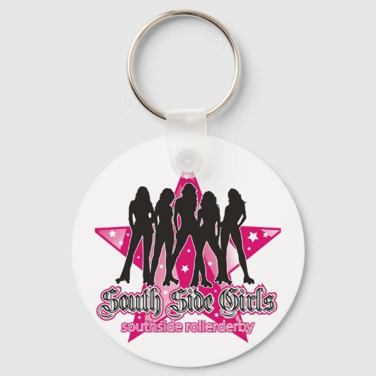 Porte-clés Porte - clé du logo de SouthSide Roller Derby (Recto)