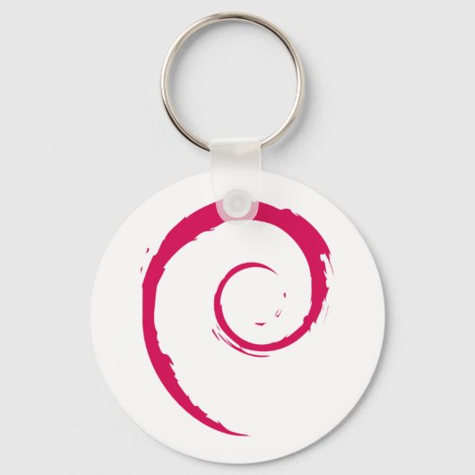 Porte-clés Porte - clé du logo Debian (Recto)