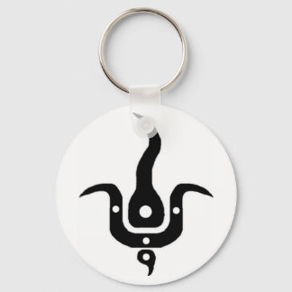 Porte-clés porte - clé du logo du skateteam du complot