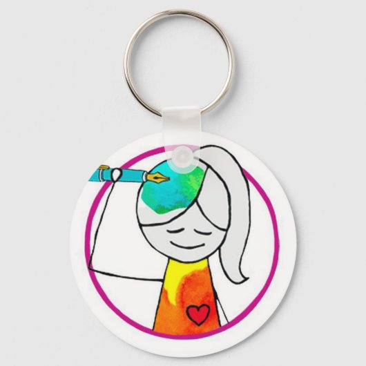 Porte-clés Porte - clé du logo HWJ (Recto)