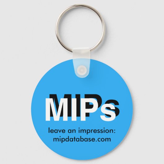 Porte-clés porte - clé du logo mips (Recto)