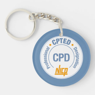 Porte-clés Porte - clé du logo NICP CPD