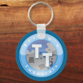 Porte-clés PORTE - CLÉ du logo TT (Recto)