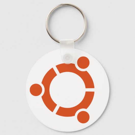 Porte-clés Porte - clé du logo Ubuntu (Recto)