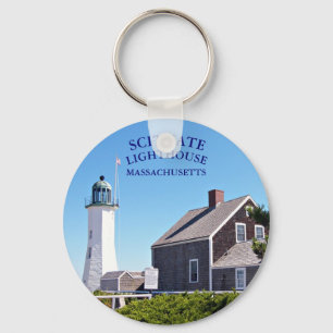 Porte-clés Porte - clé du Massachusetts du phare de Scituate