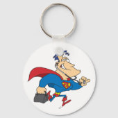 Porte-clés Porte - clé du médecin superhero (Verso)