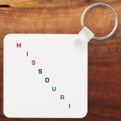 Porte-clés Porte - clé du Missouri (Verso)