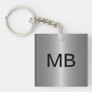 Porte-clés Porte - clé du monogramme des hommes chics