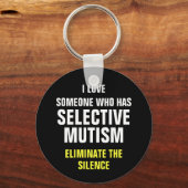 Porte-clés Porte - clé du mutisme sélectif (Recto)