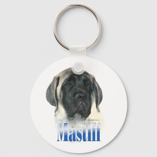 Porte-clés Porte - clé du nom du pup Mastiff Fawn (Recto)