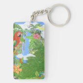 Porte-clés Porte - clé du paradis tropical (Dos)