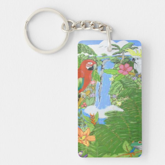 Porte-clés Porte - clé du paradis tropical (Devant)