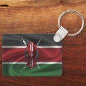 Porte-clés Porte - clé du pavillon du Kenya (Recto)