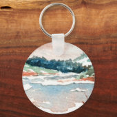 Porte-clés Porte - clé du paysage d'hiver (Recto)