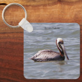 Porte-clés porte - clé du Pélican Brown (Recto)