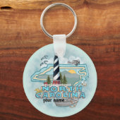 Porte-clés Porte - clé du phare de Caroline du Nord (Recto)