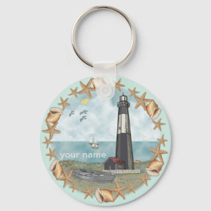 Porte-clés Porte - clé du phare de Georgia Shells