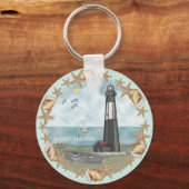 Porte-clés Porte - clé du phare de Georgia Shells (Recto)