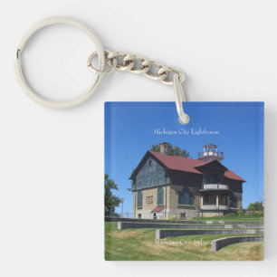 Porte-clés Porte - clé du phare de Michigan City