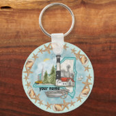 Porte-clés Porte - clé du phare de New York Shells (Recto)