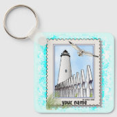 Porte-clés Porte - clé du phare d'Ocracoke (Recto)