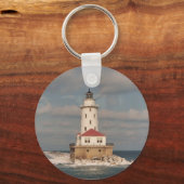 Porte-clés Porte - clé du phare du lac Michigan (Recto)