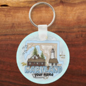 Porte-clés Porte - clé du phare du Maryland (Recto)