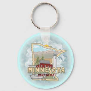 Porte-clés Porte - clé du phare du Minnesota