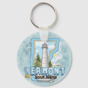 Porte-clés Porte - clé du phare du Vermont